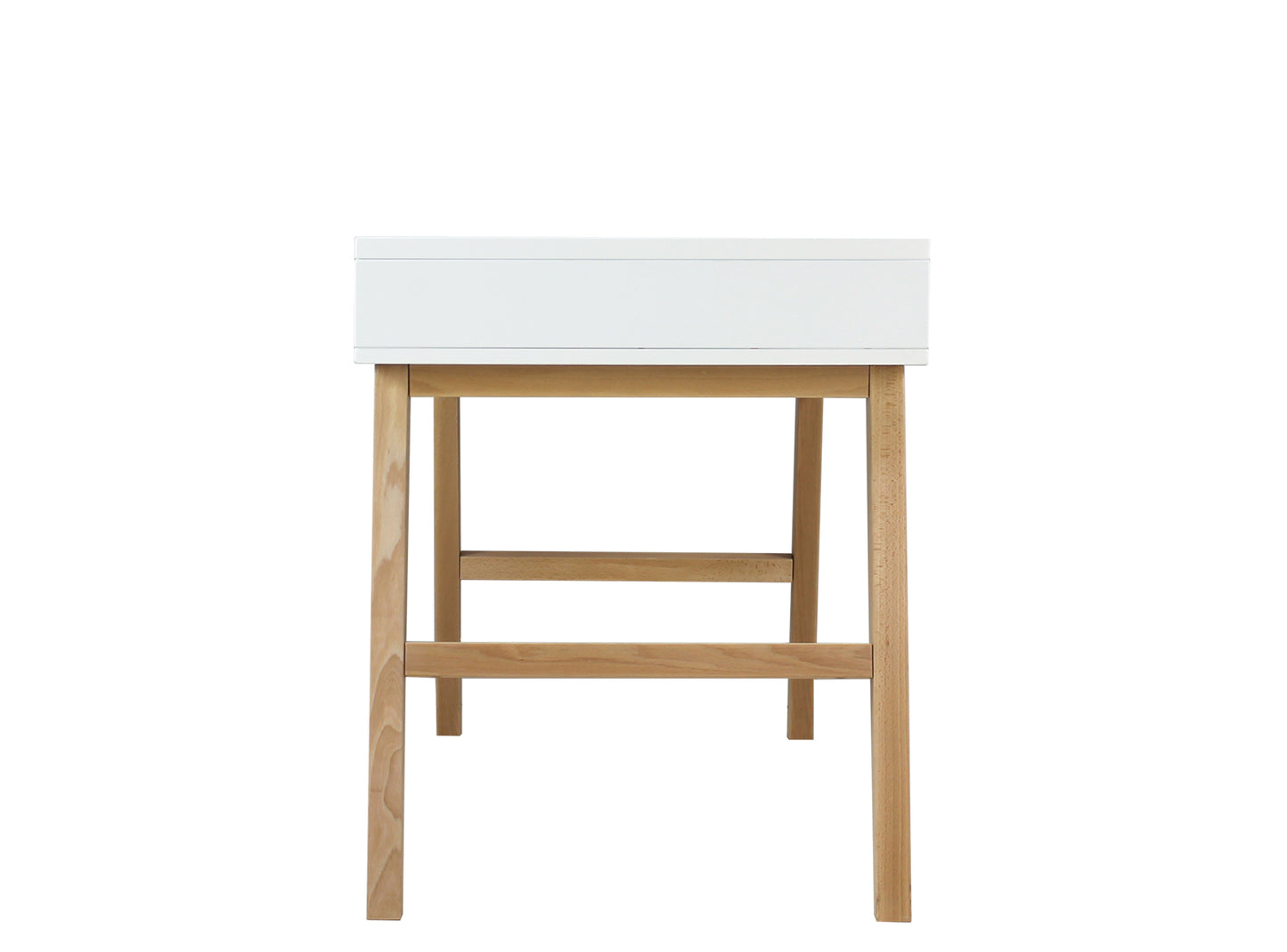 Bopita Lynn desk (excl. 3 trays) - White/Natural