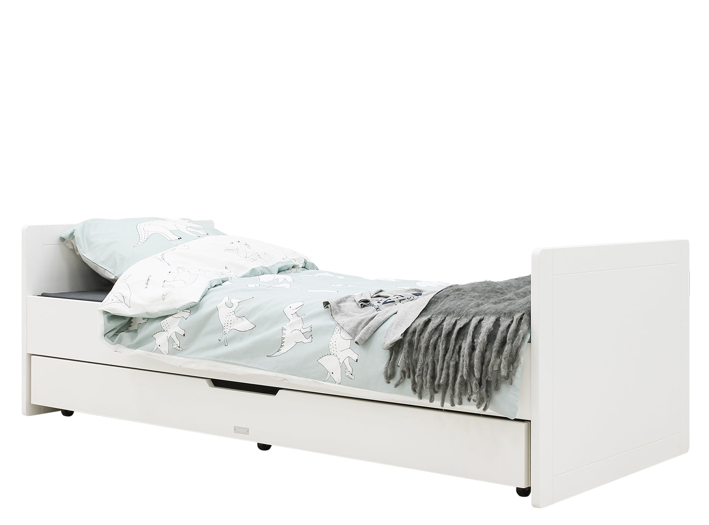 Bopita Square convertible bed 60x120/90x200 - White