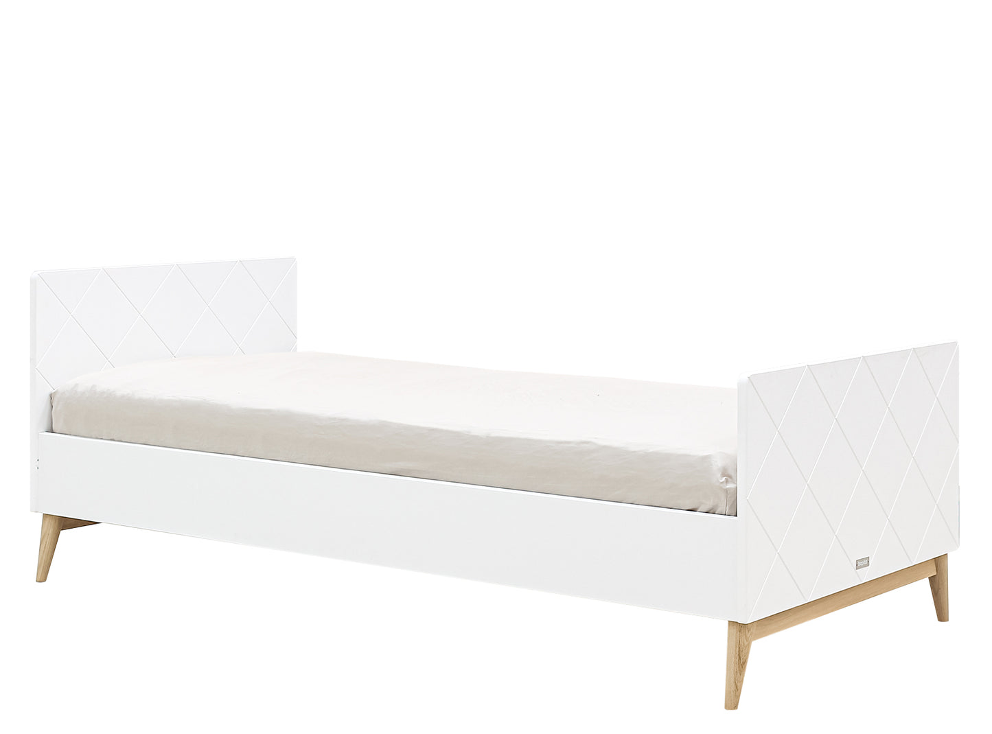 Bopita Paris bed 90x200 - White/Oak