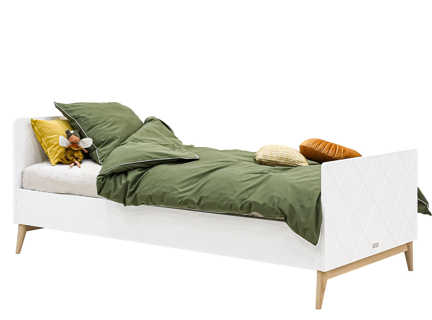 Bopita Paris bed 90x200 - White/Oak