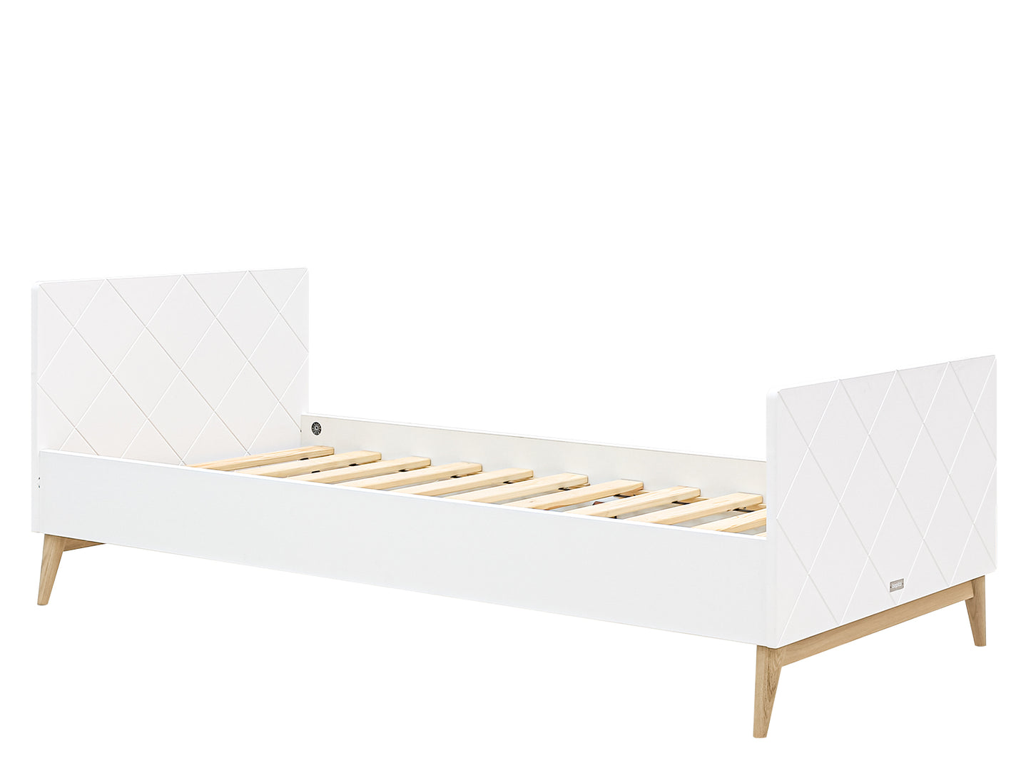 Bopita Paris bed 90x200 - White/Oak