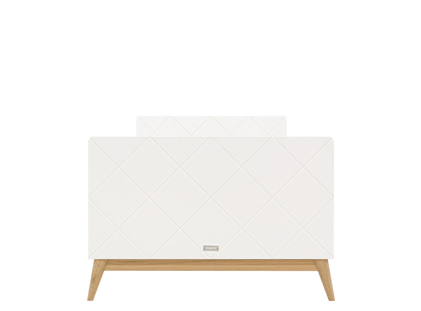 Bopita Paris bed 90x200 - White/Oak