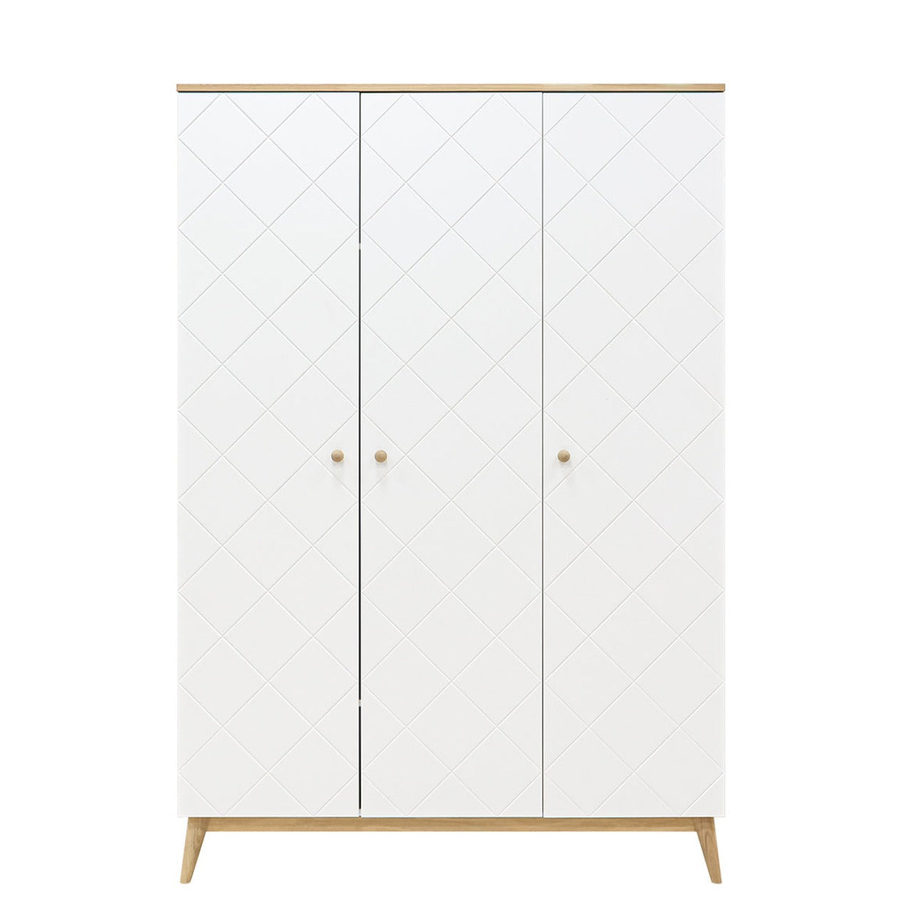 Bopita Paris 3-door wardrobe - White/Oak