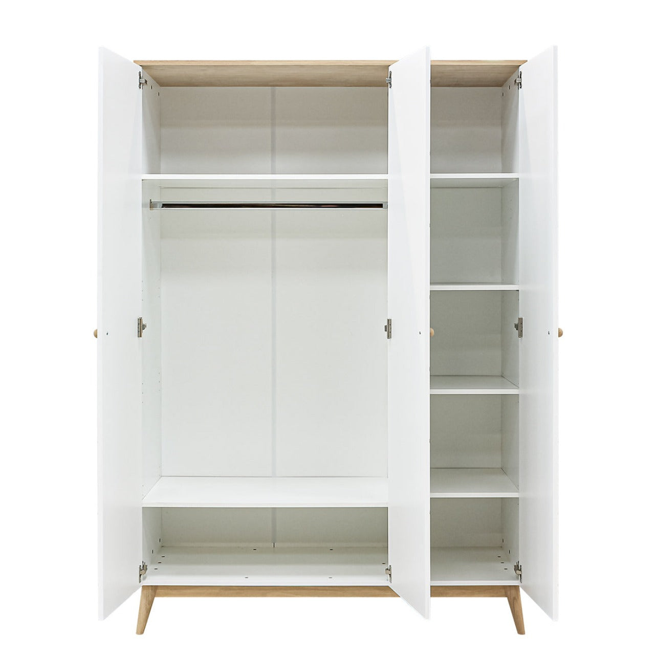 Bopita Paris 3-door wardrobe - White/Oak