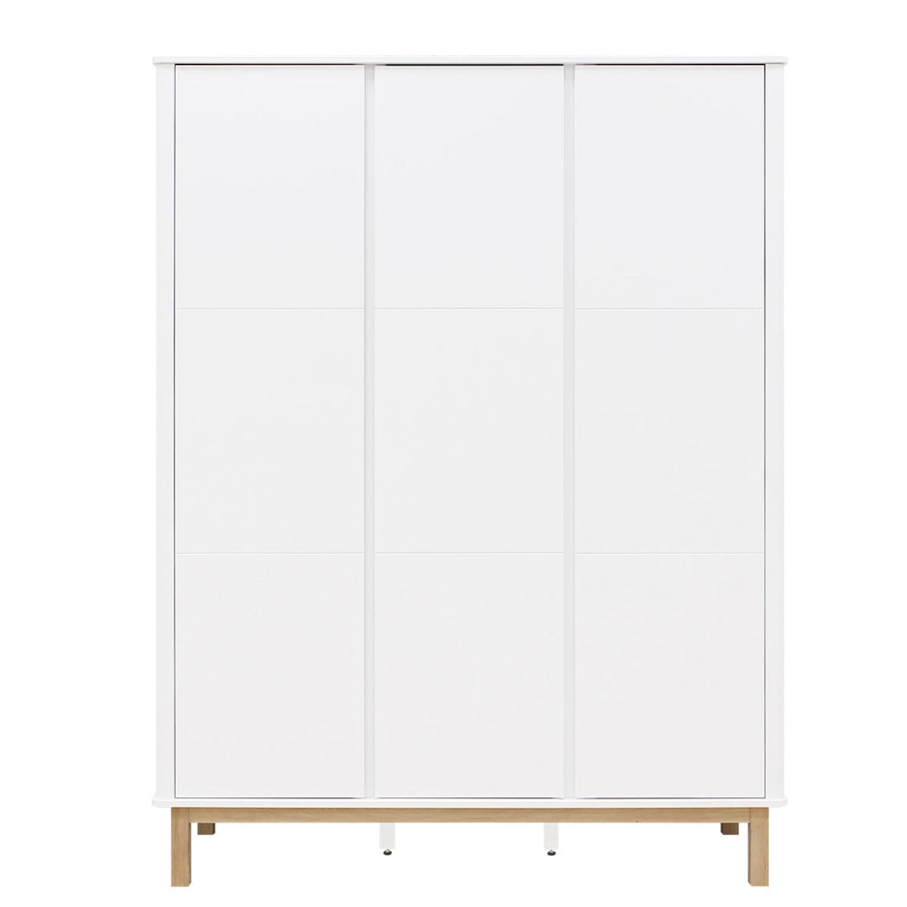 Bopita Mika 3-door wardrobe - White/Oak