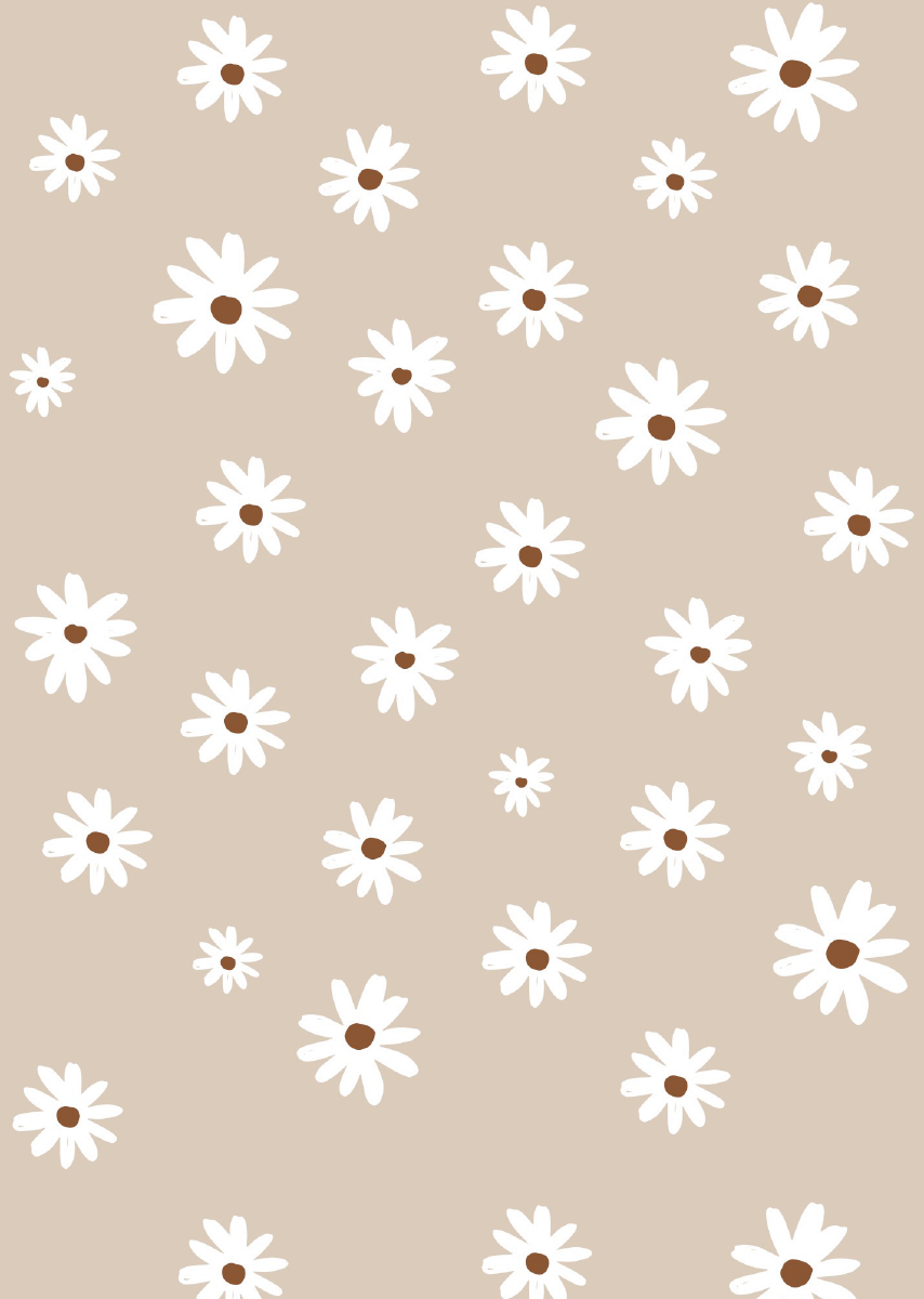 Wallpaper Daisy (yellow or pink)