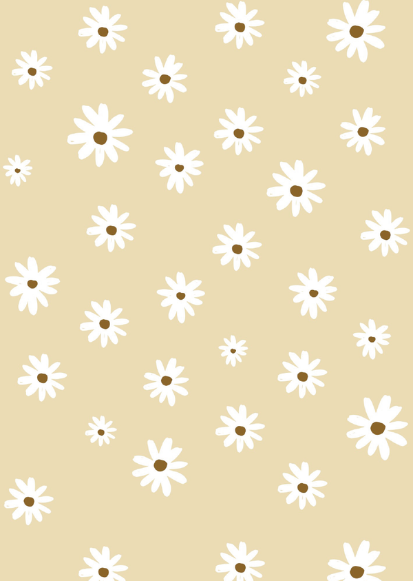 Wallpaper Daisy (yellow or pink)