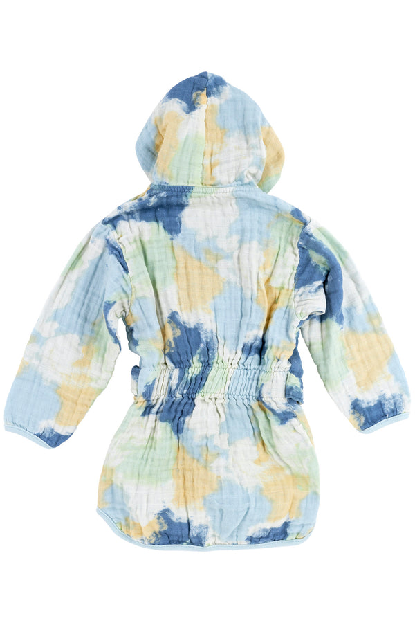 Hydrophilic Bathrobe (1-3 years) - denim blue