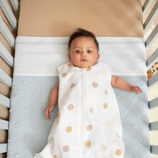 Crib sheet Bies baby bed (100x150 cm) - Blue