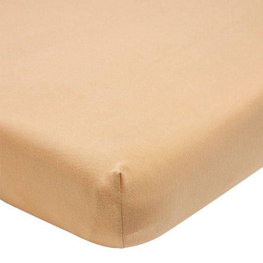 Basic fitted sheets (140x200 cm) - Warm Sand - LAST ITEM