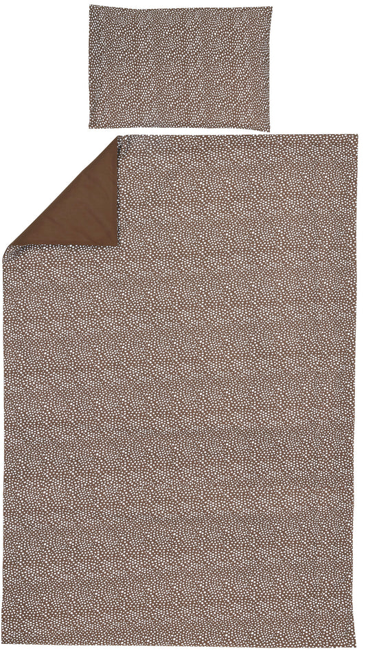 Meyco 1-pers duvet cover (140x200/220 cm) - Cheetah chocolate