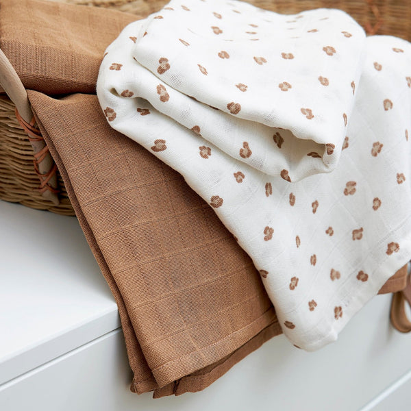 Swaddle 120x120cm 2-pack (diverse designs)