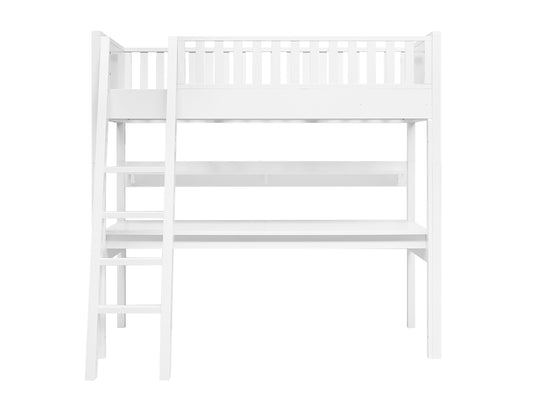 Bopita Nordic desktop loft bed XL - White