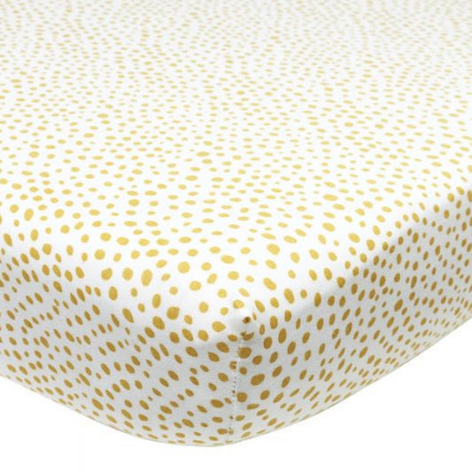 Fitted sheet single bed (90x200 cm) - cheetah print (various colours)