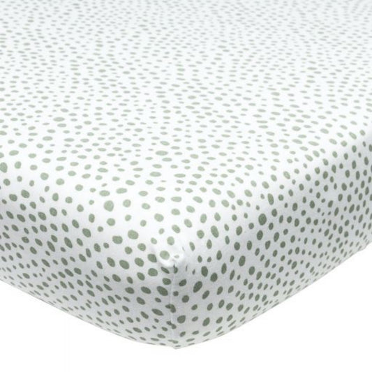 Fitted sheet single bed (90x200 cm) - cheetah print (various colours)