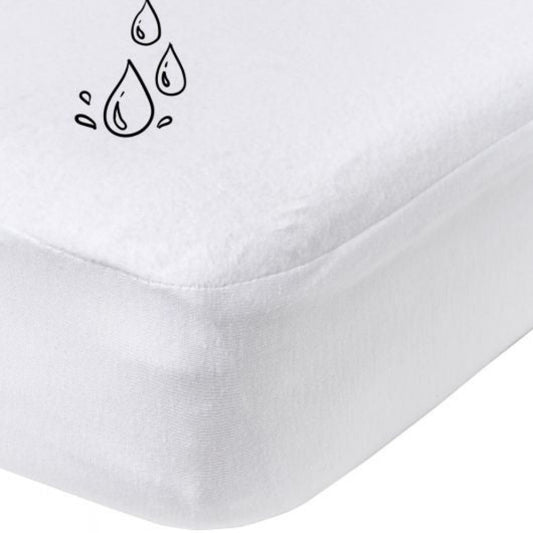 Molton fitted sheets (various sizes - waterproof)