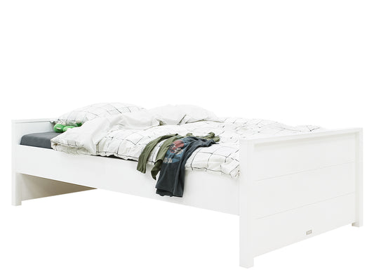 Bopita Bobby bed 120x200 with low headboard - White