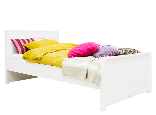 Bopita Bobby bed 120x200 with high headboard - White