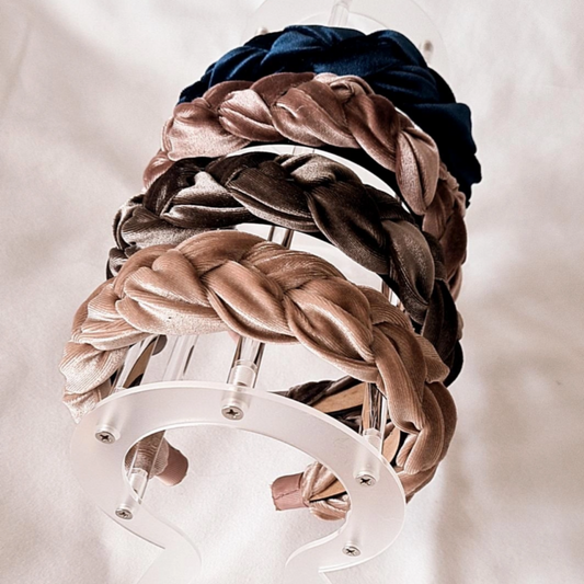 Braided Velvet Headband (kids - mom size)
