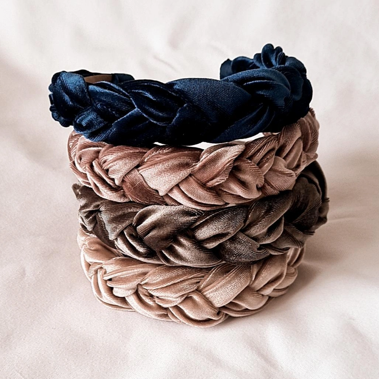 Braided Velvet Headband (kids - mama size)