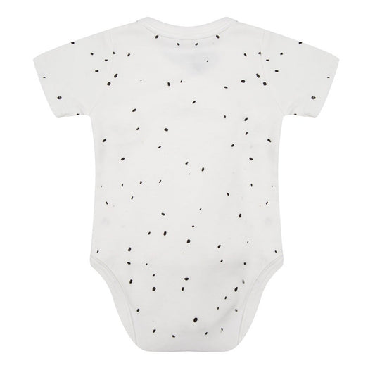 Romper Dots (wit) - newborn/prematuur