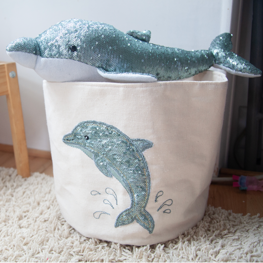Dolphin storage basket (medium)