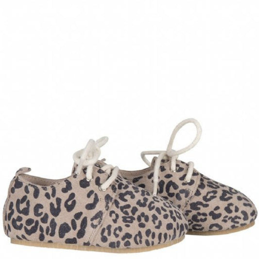 Oxford booties Leopard taupe
